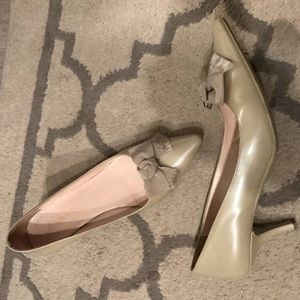 Prada opal bow heels